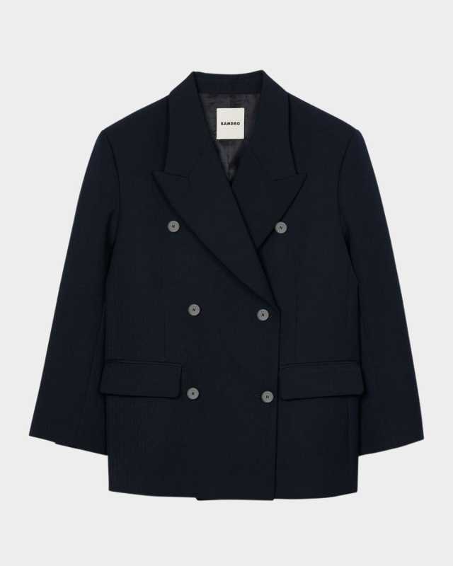 Royal Oversized Wool-Blend Blazer